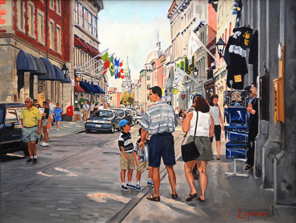 Promenade en famille dans le Vieux-Montral