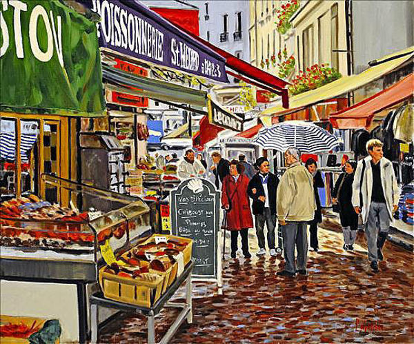 Au marché de la rue Mouffetard